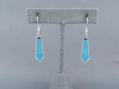 Turquoise Inlay Earrings (Long & Dangling)