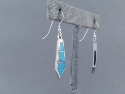 Turquoise Inlay Earrings (Long & Dangling)