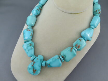 Bruce Eckhardt Fox Turquoise Necklace