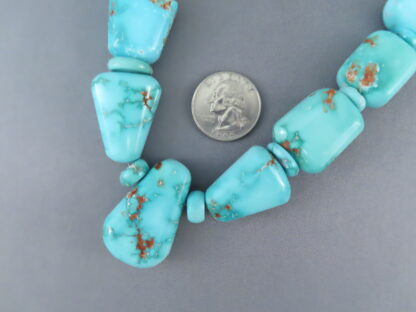 Bruce Eckhardt Fox Turquoise Necklace