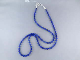 LONG Lapis Necklace by Desiree Yellowhorse (32″)