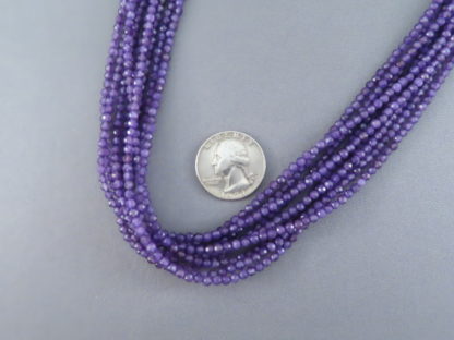 Nine Strand Amethyst Necklace by Desiree Yellowhorse