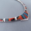 Inlay Necklace with Black Jade & Opal