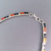 Inlay Necklace with Black Jade & Opal