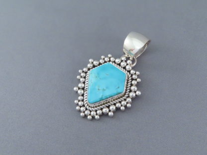 Candelaria Turquoise Slider/Pendant by Artie Yellowhorse