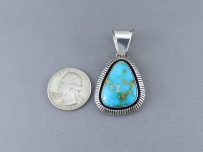 Sonoran Gold Turquoise Pendant (smaller)