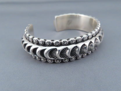 Heavy Sterling Silver Cuff Bracelet by Marc Antia