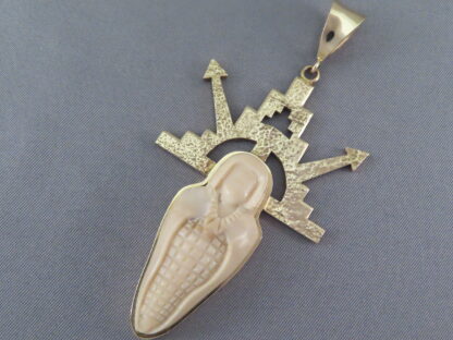 Don Supplee 14kt Gold ‘Corn Maiden’ Pendant