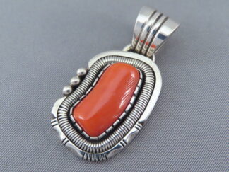 Red Coral Pendant by Will Vandever