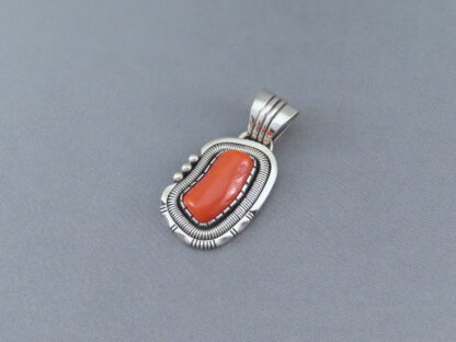 Red Coral Pendant by Will Vandever