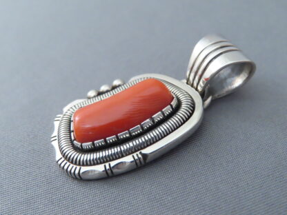 Red Coral Pendant by Will Vandever