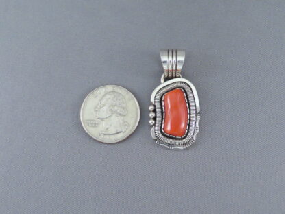 Red Coral Pendant by Will Vandever