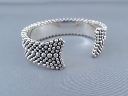 Artie Yellowhorse Cuff Bracelet with 9 Rows of ‘Dots’