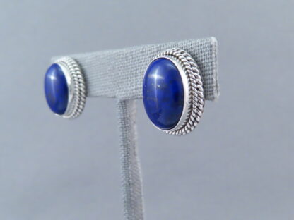 Lapis Sterling Silver Earrings