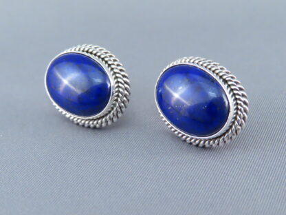 Lapis Sterling Silver Earrings