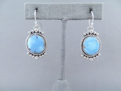 Golden Hills Turquoise Earrings by Artie Yellowhorse