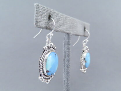 Golden Hills Turquoise Earrings by Artie Yellowhorse
