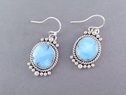 Golden Hills Turquoise Earrings by Artie Yellowhorse