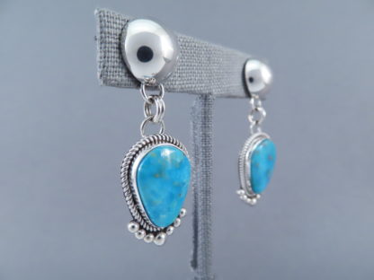 Candelaria Turquoise Earrings by Artie Yellowhorse