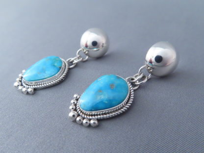 Candelaria Turquoise Earrings by Artie Yellowhorse