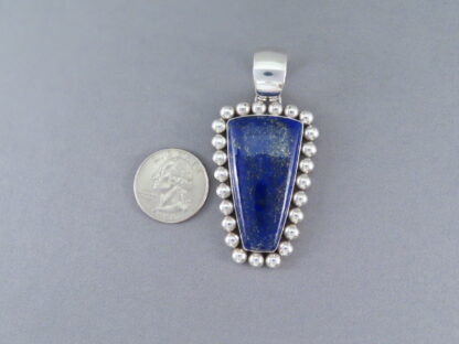 Lapis & Sterling Silver Pendant