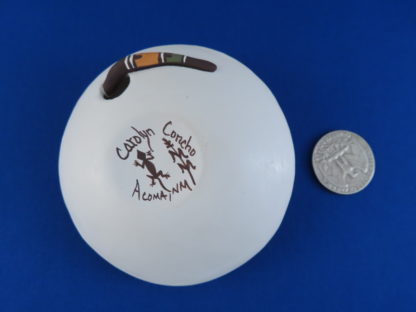 Carolyn Concho Seed Pot with Gecko (Acoma)