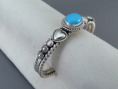 Sleeping Beauty Turquoise Cuff Bracelet (Artie Yellowhorse)