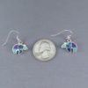 Inlaid Multi-Stone BEAR Earrings