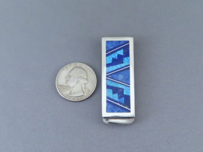 Money Clip with Finely Inlaid Multi-Stones