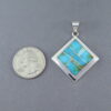 Sonoran Gold Turquoise Inlay Pendant