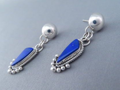 Lapis Earrings by Artie Yellowhorse