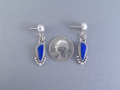 Lapis Earrings by Artie Yellowhorse