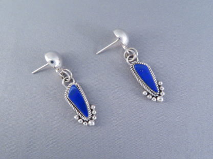 Lapis Earrings by Artie Yellowhorse