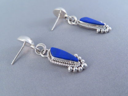 Lapis Earrings by Artie Yellowhorse