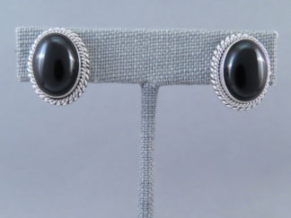 Onyx Sterling Silver Earrings
