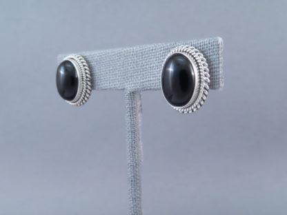 Onyx Sterling Silver Earrings