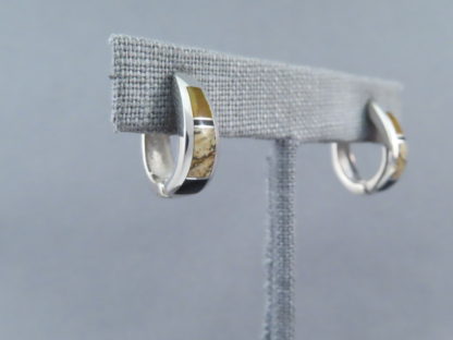 Multi-Stone Inlay Earrings (Smaller ‘Huggies’)