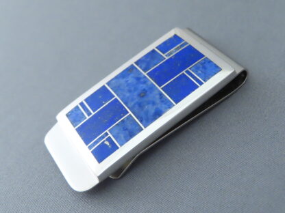 Lapis Inlay Money Clip