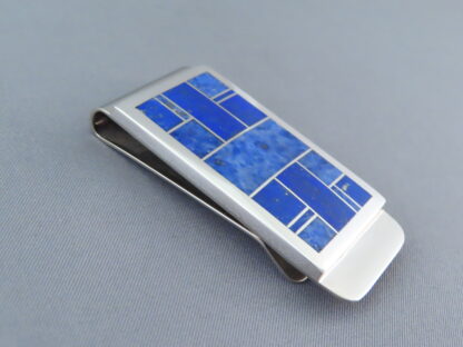 Lapis Inlay Money Clip