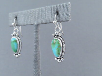 Earrings with Sonoran Gold Turquoise by Artie Yellowhorse