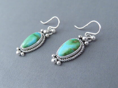 Earrings with Sonoran Gold Turquoise by Artie Yellowhorse
