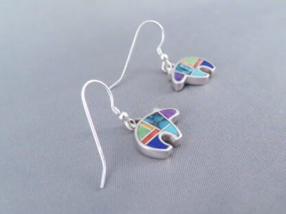 Inlaid Multi-Color Earrings (Bears)