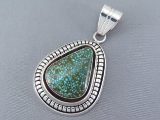 Marian Nez Kingman Turquoise Pendant