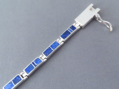 Lapis Inlay Link Bracelet (more dainty)