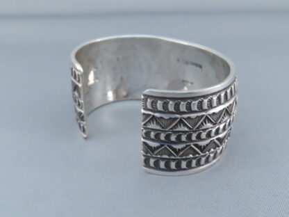 Sterling Silver Cuff Bracelet by Andy Cadman (wider)