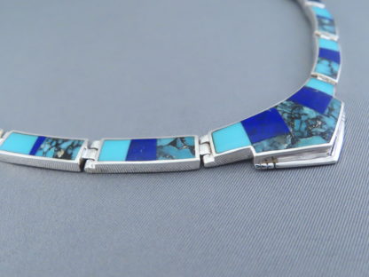 Turquoise & Lapis Inlay Necklace