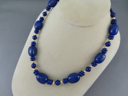 Lapis Necklace with 14kt Gold (Yellowhorse)