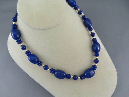 Lapis Necklace with 14kt Gold (Yellowhorse)