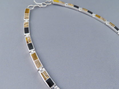 Multi-Stone Inlay Necklace