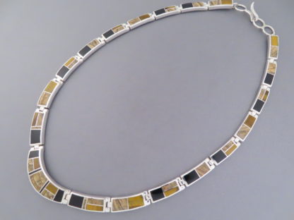 Multi-Stone Inlay Necklace